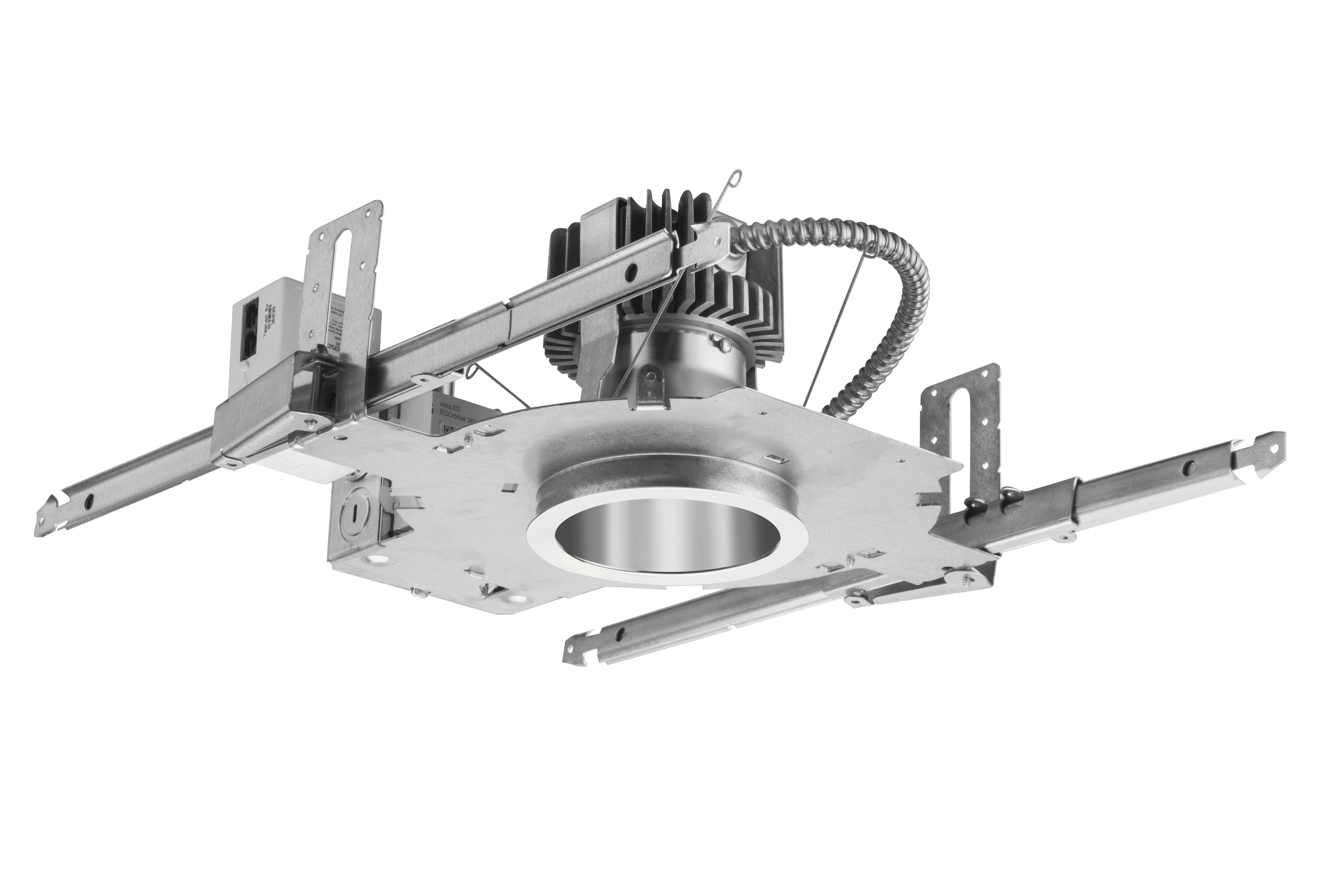 EVO LED downlight, 4 IN clear, Semi-specular, Trim, SKU - 232VHA