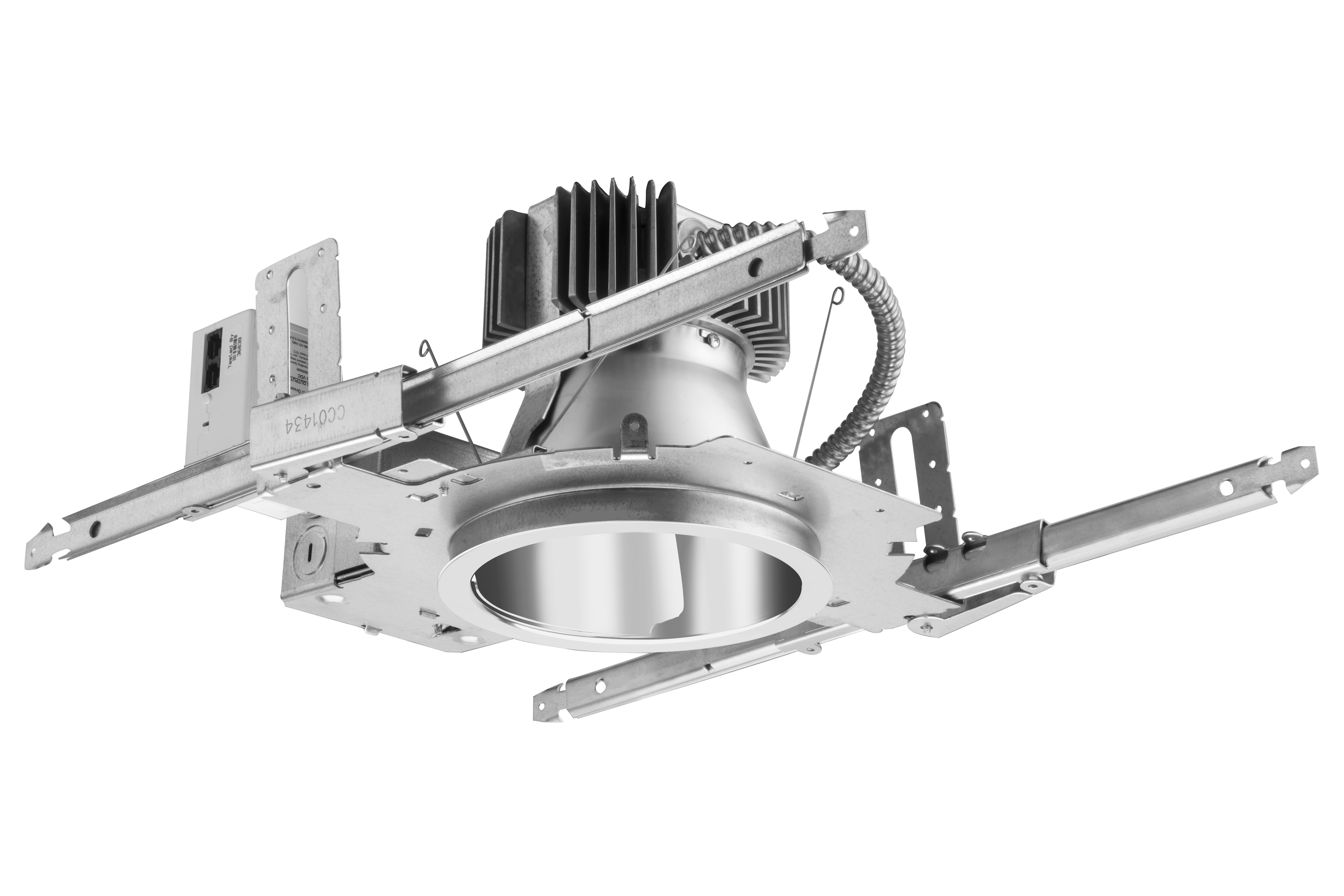 EVO LED downlight, 6 IN clear, Semi-specular, Trim, SKU - 232UEA