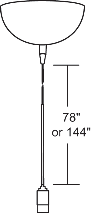 Product image for JNO PKH-P316-FRT HAL DECO PEND KIT