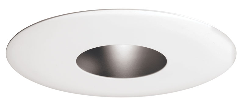 Product image for 4" Pinhole w/ Integral Shield - White
