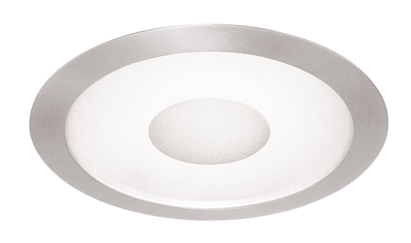 JUN 242WH 6IN FROSTED GLASS SHOWER TRIM WHITE *243RXY